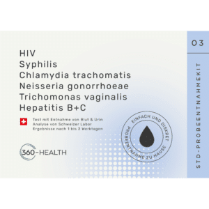 STD Test Chlamydia trachomatis, Neisseria ghonorrhoeae (Tripper), HIV, Syphilis und Hepatitis B und C